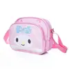 Bolsa de Ombro Infantil Fofa de Couro Melody KT Cachorro Canela Cachorro PC Arroz Legal Estéreo Bolsa para Celular Armazenamento Bolsa Transversal