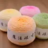 Hada de Nieve Bola Mágica Nieve 5 Hecho a Mano DIY Tejer Largo Teñido Degradado Hilo de Algodón de Leche de 5 Cabos Bola de Hilo para Manta de Ganchillo