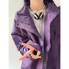 Chaqueta softshell morada para exteriores, de secado rápido y suave, adecuada para hombres y mujeres, para senderismo y ciclismo en otoño, a prueba de viento e impermeable, que ofrece tres capas de protección