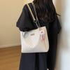 Bolso de Mujer Gran Capacidad Retro Casual Bolso de Mujer 2025 Nuevo Lindo Colgante Hombro Axila Bolso Tote para Ir al Trabajo