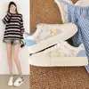 Sapatos de Lona Femininos para Outono e Inverno, Novos Mocassins Casuais Versáteis Originais de Nicho Vermelhos