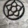 Suporte de fogão a gás para panela de leite de cinco corações, suporte universal de fogão a gás para panelas pequenas e panelas de leite, grade de fogão de cozinha antiderrapante