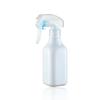 Botella rociadora de plástico cuadrada blanca de 200 ml, venta al por mayor de fábrica, botella rociadora de limpieza con alcohol para el hogar, regadera para jardín