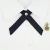 Corbata de moño JK Cruzada Rojo vino Negro Corbata de moño Uniforme escolar Corbata de moño Flor Estilo coreano Camisa de estudiante para hombres y niñas Corbata de moño