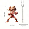 Colgante de figura de dibujos animados de nuevo producto transfronterizo llavero de mochila colgante decorativo acrílico plano colgante para coche
