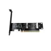 El cable de extensión de interfaz MCIO 8i 8X PCIe 5.0 adaptador/tarjeta divisora es adecuado para servidores con tarjetas gráficas independientes