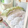 Juego de ropa de cama de tres piezas para dormitorio de estudiante universitario, todo algodón, algodón puro, sábana plana individual, funda de edredón, sábana bajera, juego de ropa de cama, listo para mudarse