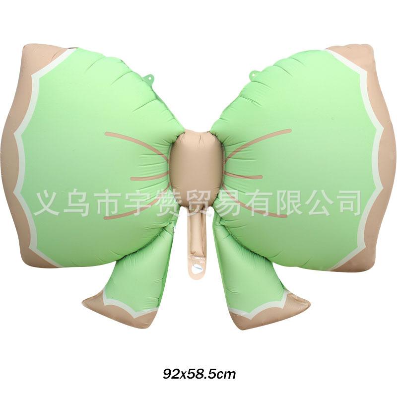绿色哑光蝴蝶结