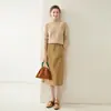 Suéter de Cachemira para Mujer BaiCaiRong Otoño/Invierno 2026 con Cuello Alto, Diseño Versátil, Tejido de Lana