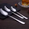 Cuchara de acero inoxidable 1010 transfronteriza cuchara para postre helado café cuchara para comer niños cuchara cuchara LOGOTIPO imprimible