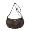 2025 Nuevo Bolso para Mujer Accesible para Presbicia Lujo Gran Capacidad Moda Retro Albóndiga Hombro Único Cruzado Luna Creciente