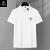 Camiseta de Manga Corta de Verano Paisenlong Camisa Polo de Algodón para Hombre 100% Algodón Camiseta de Manga Corta con Cuello Camisa Polo para Hombre Transfronterizo