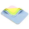 Moda Agulha Pequeno Pé Óculos Pano de Limpeza Logotipo Imprimível Jóias Lente Pano de Limpeza Impresso Óculos Pano