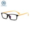 DEFENG M6100 nuevo armazón de gafas para miopía TR90 para niños grandes, armazón de gafas para mujer, cuadrado bicolor para hombre