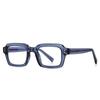 Armazón de gafas cuadrado estilo coreano 2195 unisex retro anti luz azul espejo plano simple TR armazón de gafas de alta calidad