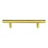 Manija de Gabinete Extensible de Lujo Ligero con Mango Dorado, Manija de Puerta de Armario, Manija Hueca de Acero Inoxidable de Montaje Exterior, Manija de Cajón en Forma de T