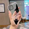Estuche Transparente con Agujero Grande de Gatito Lindo Manzana 18Pro de Venta Caliente Transfronteriza Funda para Teléfono Antideslizante con Agujero Grande Iphone17