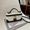 Bolso de mano retro con bloques de color Chio2nd para mujer de comercio exterior transfronterizo, nuevo bolso cruzado cuadrado pequeño versátil 2026