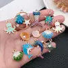 Venta Caliente Mezcla 50 pzs Multicolor Gota de Aceite Estrella de Mar Concha Colgante Accesorios para el Cabello Pulsera Accesorios para Collar Accesorios DIY