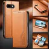 Adecuado para Funda de Cuero para Teléfono Google 10Proxl Flip con Línea Tricolor Funda de Cuero Magnética para Teléfono Pixel9A Negocio Anti-Caídas