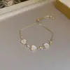 Pulsera de Cordón Deslizante con Colgante de Corazón de Zircón Francés, Pulsera Casual de Lujo Ligero de Gama Alta, Joyería de Mano Versátil de Moda, Venta al por Mayor
