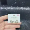 Pendientes Geométricos de Estilo Simple con Diseño Original para Mujer Aguja de Plata S925 con Recubrimiento Ecológico Tienda Compra al por Mayor