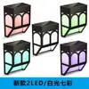 Lámpara de pared solar retro europea directa de fábrica, lámpara de valla, lámpara de escalón de patio, lámpara de valla, lámpara de valla