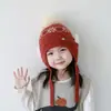 Gorro para Niñas Otoño e Invierno con Protección para las Orejas Lindo Invierno Cálido Engrosado Gorro Pullover para Bebé Niña Niña Invierno