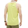 Colete Esportivo Adesivo Sem Costura para Homens, Leve, Respirável, Antibacteriano, Sem Mangas, Top Colete Esportivo para Fitness ao Ar Livre Corrida