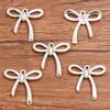 1 Pieza de Accesorio de Joyería DIY de Aleación de 25 Estilos, Colgante Encantador de Moño Hueco, Accesorio para Collar y Pulsera