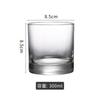 Copo Clássico para Whisky Copo de Bar Listrado Copo para Enxaguante Bucal Copo para Cocktail Copo de Vidro Cristalino Corpo Reto Copo de Água Copo para Destilados Jinshan