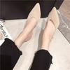 Medias Pantuflas Ropa de Exterior para Mujer 2024 Estilo Nuevo Explosivo Sandalias Elegantes Resistentes a la Suciedad Zapatos Muller de Celebridad de Internet Zapatos de Tacón Alto Puntiagudos para Mujer