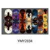 Halloween Laser Nail Art Adesivo Abóbora Crânio Morcego Teia de Aranha Explosões Transfronteiriças DIY Set Jóias de Unhas