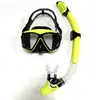 Óculos de Mergulho Personalizados pelo Fabricante, Tubo de Snorkel Totalmente Seco, Máscara de Snorkel de Silicone, Máscara de Mergulho com Lente Grande Anti-Embaçante, Equipamento de Snorkel