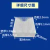 Disipador de calor de perfil de aluminio Máquina CNC de alta potencia Aletas electrónicas Aleación de aluminio Placa de aluminio Aleta de alta densidad Diente Radiador