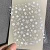 Moño Concha de Burbujas Luz Calcomanía para Uñas Arte de Uñas Verano Estrella de Mar Concha Burbuja de Ensueño Moño Paquete de Uñas Pegamento