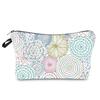 Venta Caliente Transfronteriza Flor de Mandala Impermeable Poliéster Bolsa de Cosméticos Monedas Papelería Artículos de Tocador Portátil Cremallera Bolsa de Almacenamiento