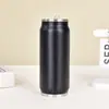 Taza de Agua de Lata de Acero Inoxidable Personalizada Portátil Termo para Coche al Vacío Taza Creativa Personalizada DIY Lata de Refresco