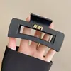 Para cabelos grossos, presilha de tubarão acrílica da moda, presilha de cabelo francesa fofa em formato de coração, presilha de garra com laço elegante para mulheres