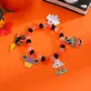 Fofo e Engraçado Europeu e Americano Transfronteiriço Nova Série de Halloween Abóbora Fantasma Gato Pulseira de Argila Polimérica Fantasma Maligno