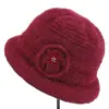 Chapéu de Inverno para Mulheres de Meia-idade e Idosas, Avó, Pessoas Idosas, Chapéu Quente de Lã, à Prova de Vento, com Pelúcia Extra, Proteção para Orelhas de Senhora Idosa, Chapéu de Algodão Tricotado
