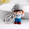 Día de San Valentín Chino Regalo para Pareja Llavero Lindo Dibujo Animado Niños y Niñas Abs Llavero Creativo Diseño Estilo Coreano