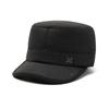 Gorra Plana Casual para Hombre, Secado Rápido, Cortavientos, Tela Impermeable, Gorro Cálido de Algodón con Forro Polar, Gorro Engrosado para Proteger los Oídos para Abuelos de Mediana Edad y Mayores