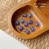 Baía Mar Azul Tons Azuis Contas de Vidro Tcheco Flor Borboleta Pintura Dourada Material DIY Artesanal Acessórios
