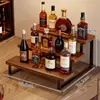 Estante de Exhibición Multifuncional Sala de Estar Cafetera Dispensador de Agua Pequeño Estante de Almacenamiento de Escritorio con Cajón Estante de Almacenamiento para Bolsitas de Té