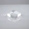 Colunas Quadradas de Cristal Transparente Acrílico Placa de Vidro para Joias Acessórios Decorativos Base de Produto Adereços para Fotografia