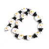 Nuevo Color Glaseado Navidad Santa Muñeco de Nieve Hombre de Jengibre DIY Joyería Hecha a Mano Material de Cuentas Accesorios
