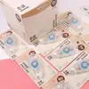 Mañana&Luz 74702 Adhesivo de Puntos 8m Sabor Original Forma de Punto Cinta Adhesiva de Doble Cara Estilo Cinta Correctora Pegatina para Diario Cinta Adhesiva Sin Rastro