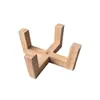 Estante de Bambú de Madera para Guardar Platos Sala de Estar Oficina Soporte para Flores de Pie Bandeja de Bambú Base Creativa para Macetas de Escritorio Amazon