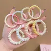 Anillo para el pelo de línea telefónica con degradado de primavera y verano, cuerda para la cabeza para mujer, nueva cuerda para el pelo de alta gama 2024, banda elástica alta y duradera para el pelo